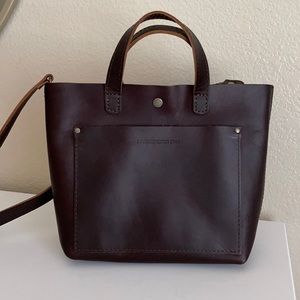 Portland Leather Goods Mini Crossbody Tote